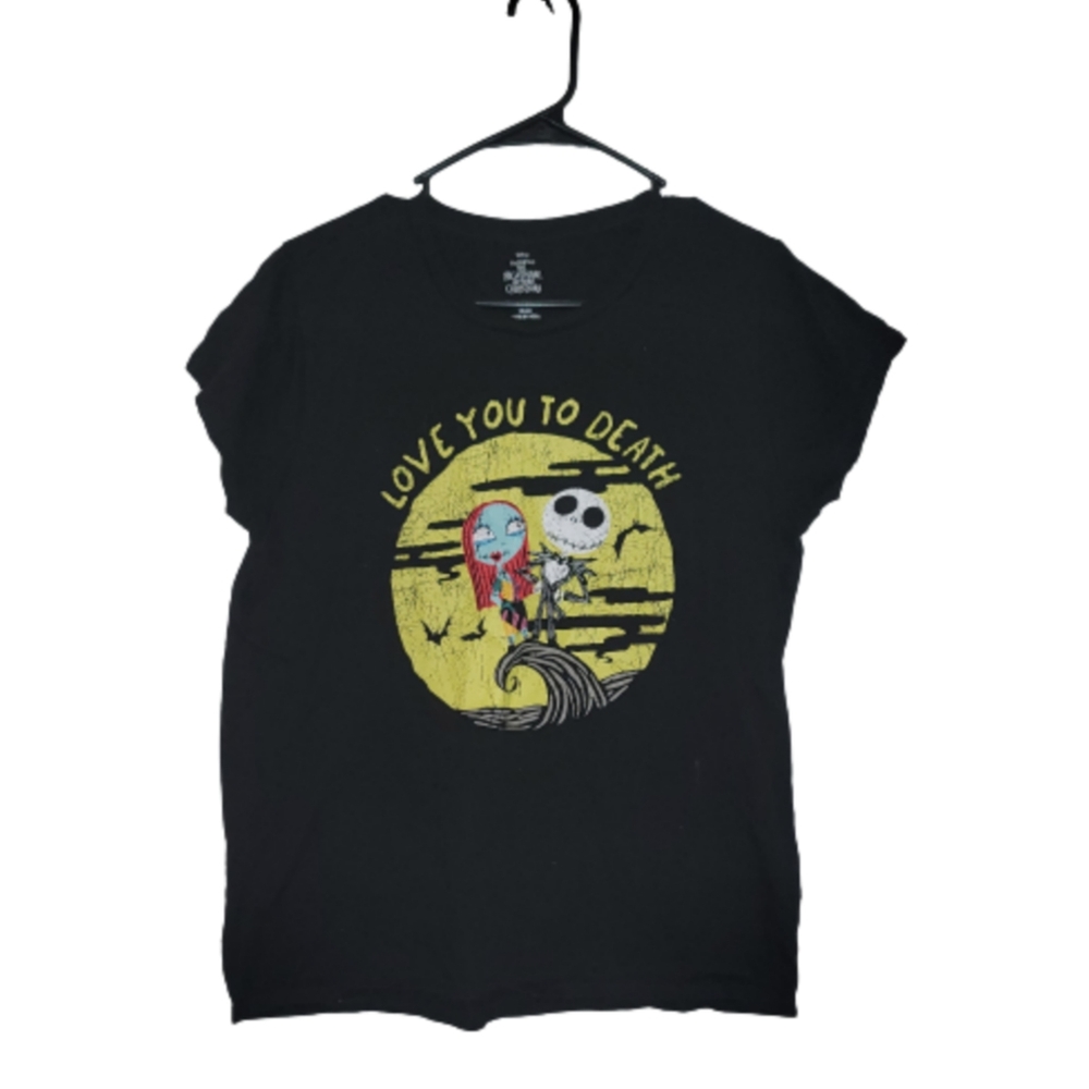 nightmare before christmas love you to death tshirt- 18/20